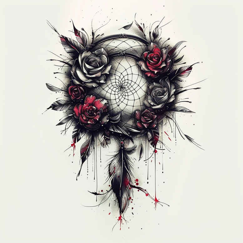 dreamcatchers tattoo design ideas punctual symmetrical represents strength