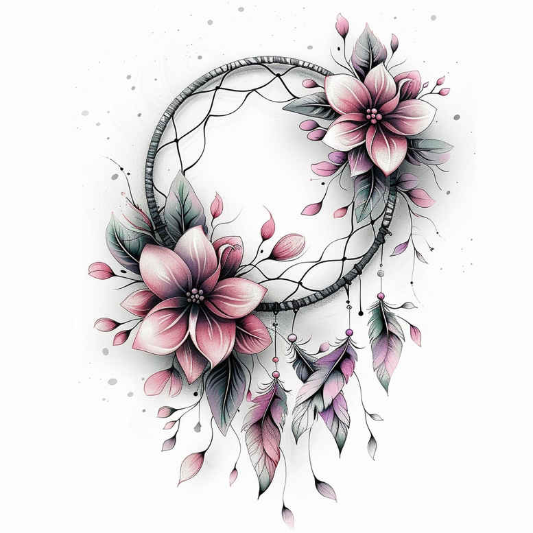 dreamcatchers tattoo design ideas pure motif web stands for perseverance
