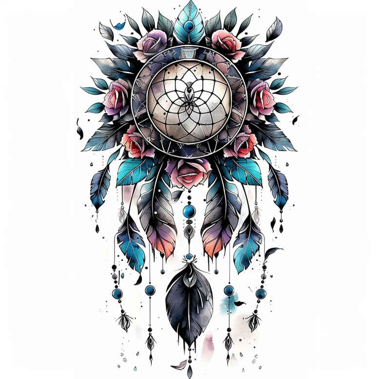 dreamcatchers tattoo design ideas uncluttered woven for foot