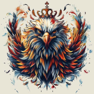 3d-effect-eagle – tattoo design ideas free ai generated – neotraditional-textured-shading – for-arm – Gallery: eagles-inkby-ai