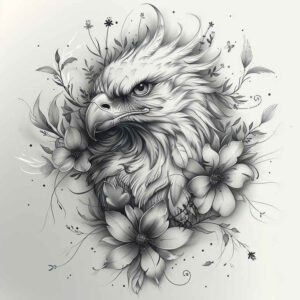 eagle-and-freedom – tattoo design ideas free ai generated – realism-photo-ink – for-lower-arm – Gallery: eagles-inkby-ai