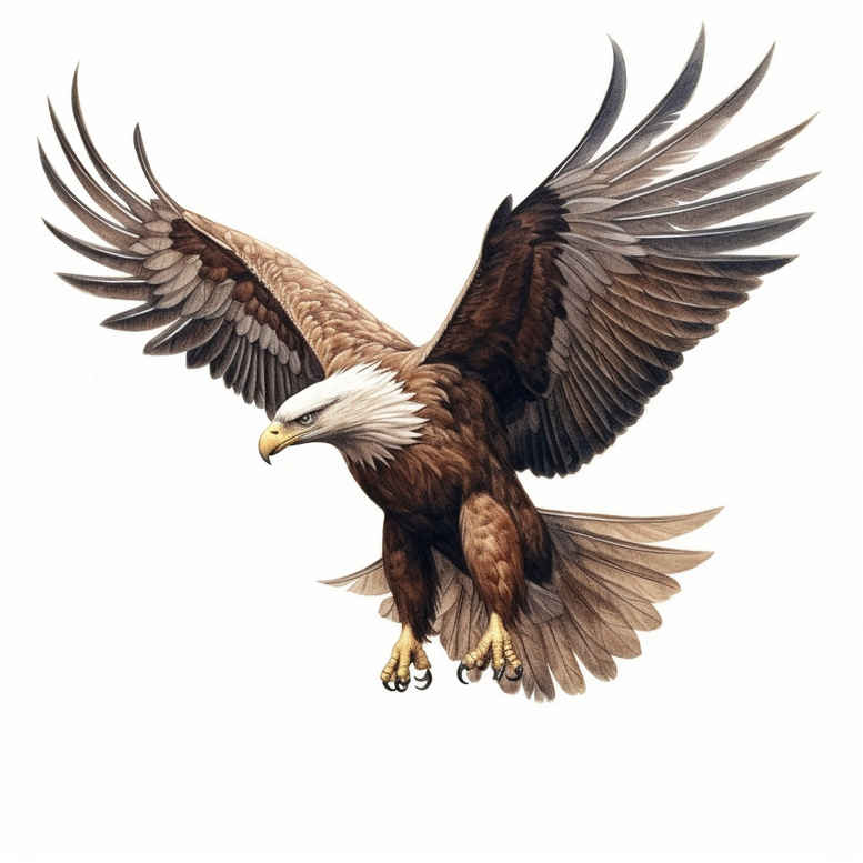 eagle-strength-symbol – tattoo design ideas free ai generated – neotraditional-modern-twist – for-sternum – Gallery: eagles-inkby-ai