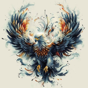 eagle-tattoo-design – tattoo design ideas free ai generated – neotraditional-bold-texture – for-knee – Gallery: eagles-inkby-ai
