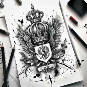 eagle-tattoo – tattoo design ideas free ai generated – realism-realistic-shadowing – for-toe – Gallery: eagles-inkby-ai