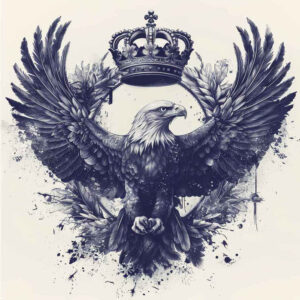 eagle-with-claws – tattoo design ideas free ai generated – neotraditional-solid-fill – for-ribs – Gallery: eagles-inkby-ai