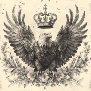 eagle-with-detail – tattoo design ideas free ai generated – neotraditional-vivid-gradients – for-palm – Gallery: eagles-inkby-ai
