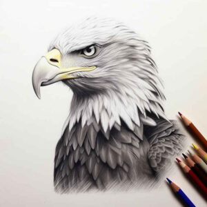 eagle-with-leaves – tattoo design ideas free ai generated – realism-optical-illusion – for-abdomen – Gallery: eagles-inkby-ai