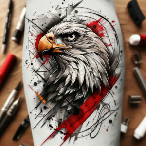 majestic-eagle-for-men – tattoo design ideas free ai generated – realism-ink-realism – for-biceps – Gallery: eagles-inkby-ai
