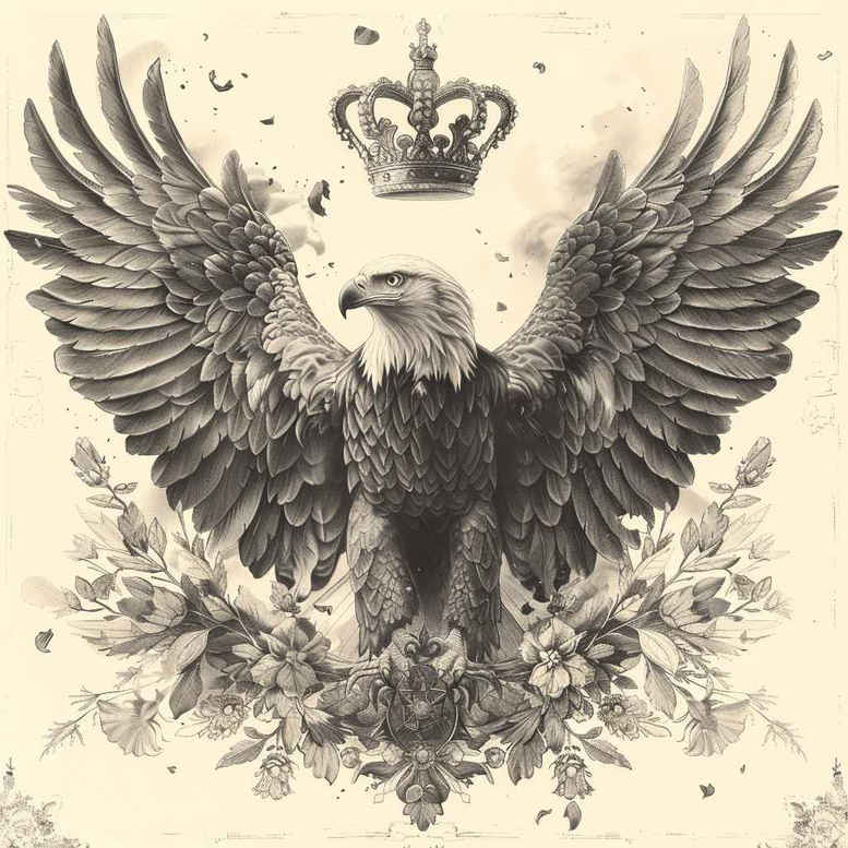 majestic-eagle-for-men – tattoo design ideas free ai generated – realism-tactile-shading – for-outer-arm – Gallery: eagles-inkby-ai