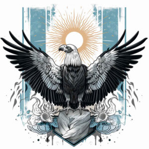 mystical-eagle – tattoo design ideas free ai generated – neotraditional-layered-fill – for-ribs – Gallery: eagles-inkby-ai