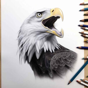patriotic-eagle-tattoo – tattoo design ideas free ai generated – surrealism-distorted-reality – for-elbow – Gallery: eagles-inkby-ai