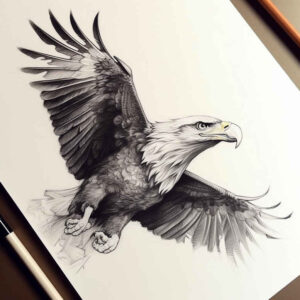 eagles tattoo design ideas depth perception bold outlines for elbow