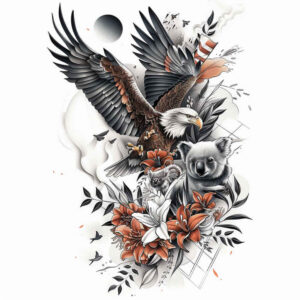 eagles tattoo design ideas bold outline bold outlines stands for determination