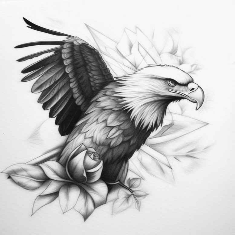 eagles tattoo design ideas bold color detailed anatomy for arm