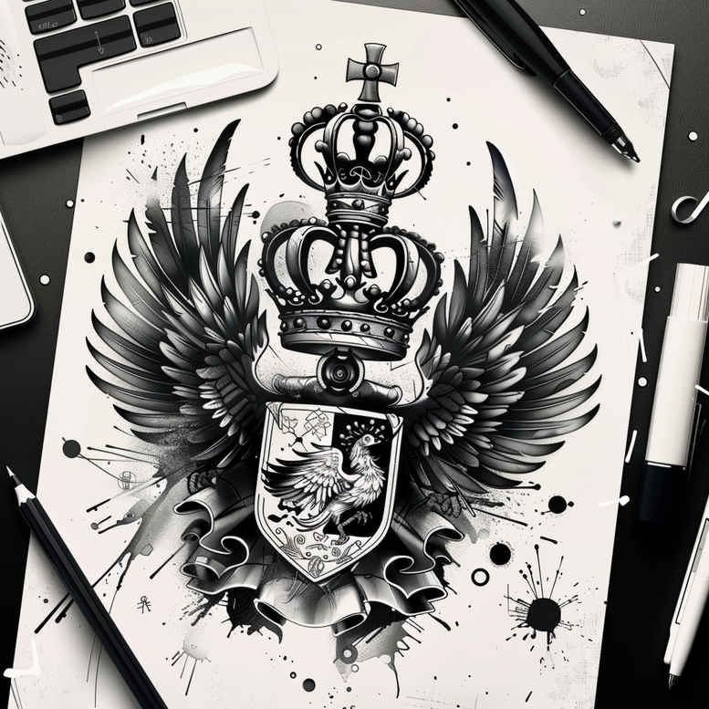 eagles tattoo design ideas Surrealism unconscious imagery detailed anatomy for triceps