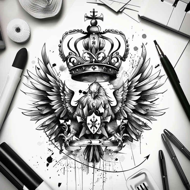 eagles tattoo design ideas dream motifs detailed plumage meaning endurance
