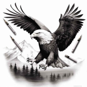 eagles tattoo design ideas textured shading detailed shading for inner arm