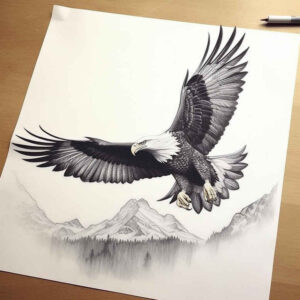 eagles tattoo design ideas bold detailed wings for nape