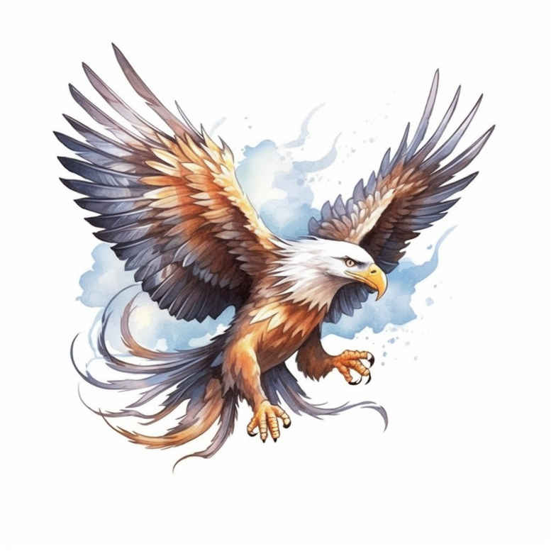 eagles tattoo design ideas clean contrast dynamic feathers stands for strength