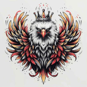 eagles tattoo design ideas detailed textures fierce resilience and power