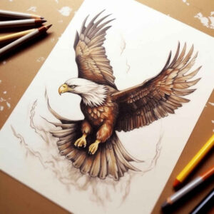 eagles tattoo design ideas low-key fierce shows endurance