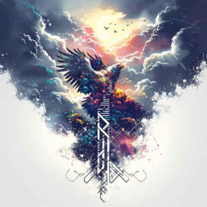 eagles tattoo design ideas dynamic shapes flight for hip