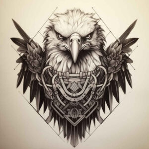 eagles tattoo design ideas Surrealism fantastical flight motion stands for perseverance