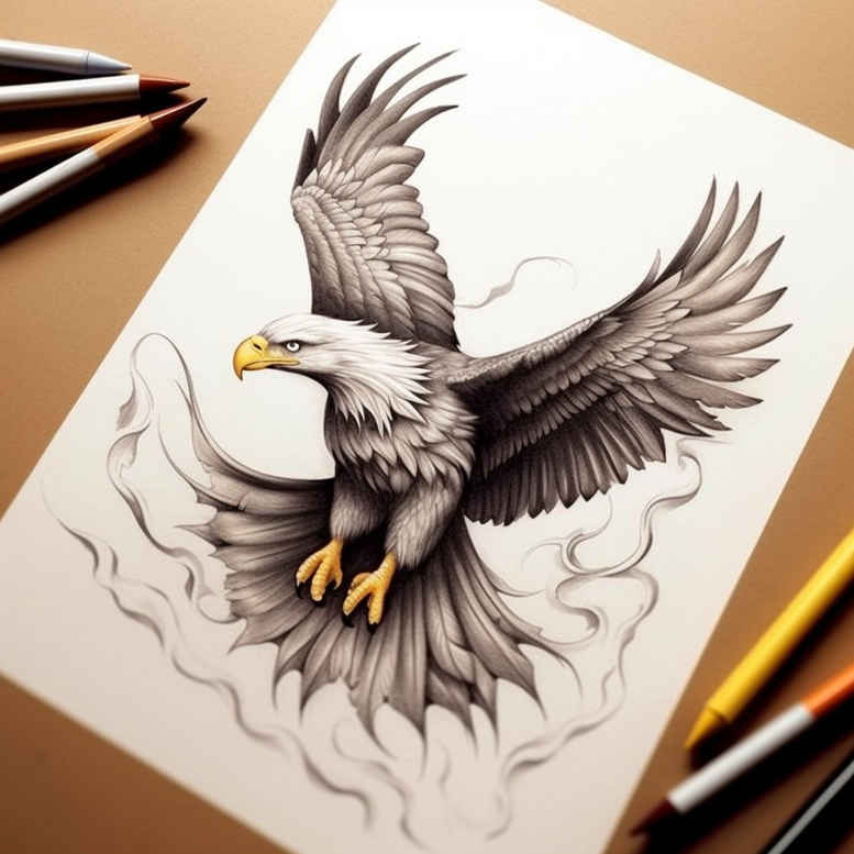 eagles tattoo design ideas luminous flight symbol of perseverance