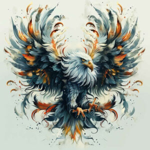 eagles tattoo design ideas Realism reflective light natural colors for back of neck