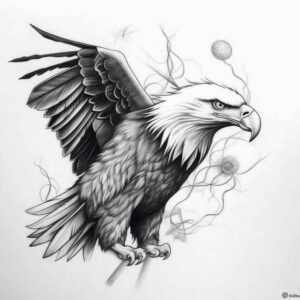eagles tattoo design ideas natural blush natural colors for thigh