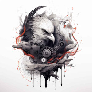 eagles tattoo design ideas Surrealism bizarre noble stands for endurance