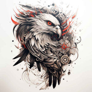 eagles tattoo design ideas minimal powerful flight for ribs