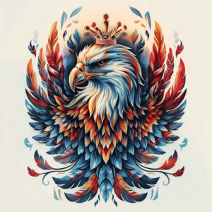 eagles tattoo design ideas color blending powerful flight shows perseverance