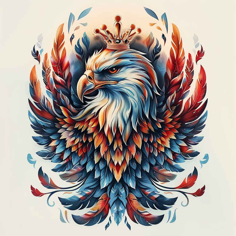 eagles tattoo design ideas color blending powerful flight shows perseverance