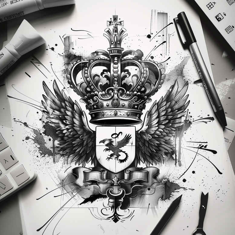 eagles tattoo design ideas vivid shadow and light represents endurance