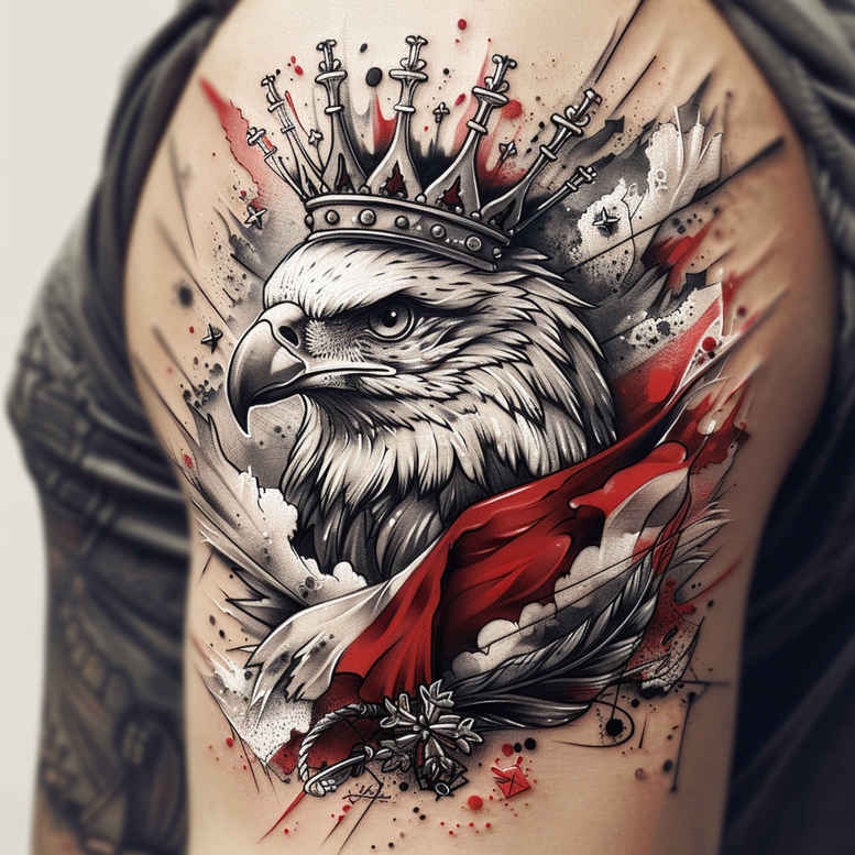 eagles tattoo design ideas Realism digital realism sharp beak symbol of strength