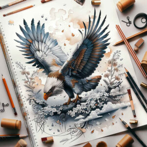 eagles tattoo design ideas refined detail sharp beak symbolising endurance