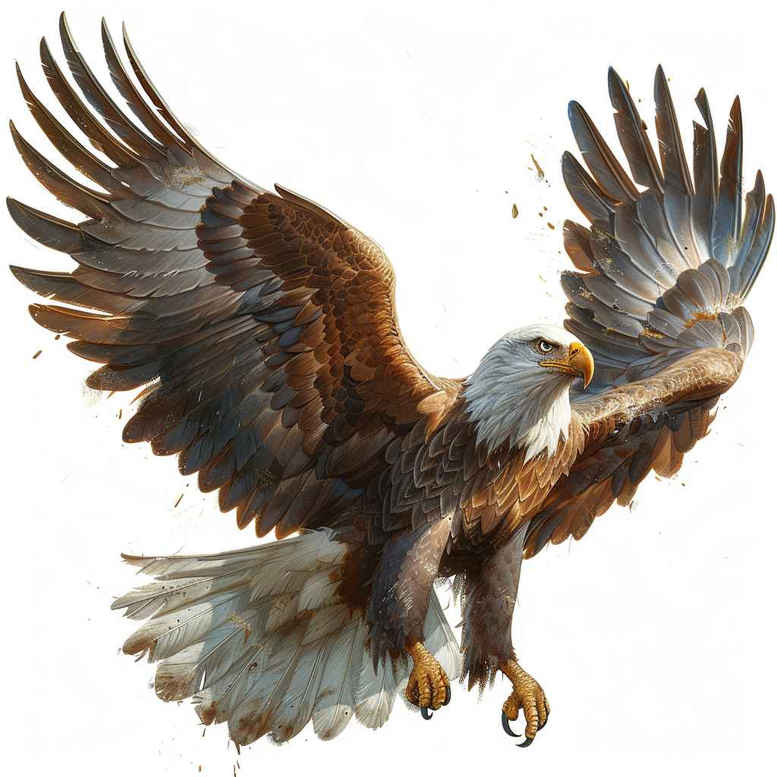 eagles tattoo design ideas vivid hues sharp eyes symbolising determination