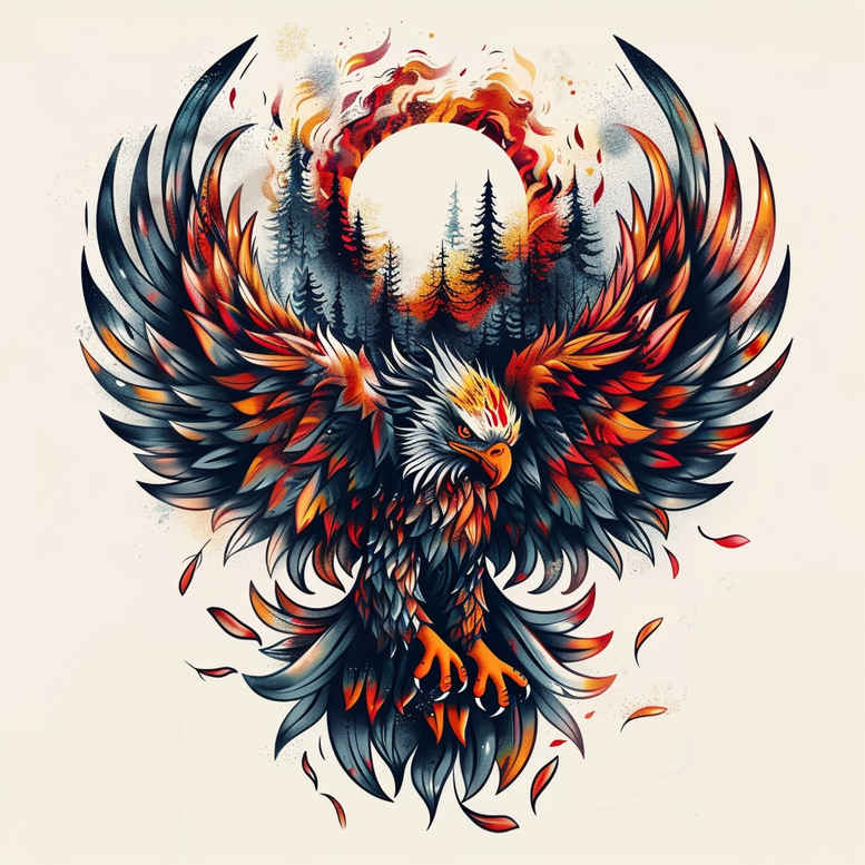 eagles tattoo design ideas phantasmagoric sharp eyes symbolising resilience