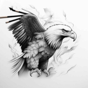 eagles tattoo design ideas classic motifs symbolic for behind ear