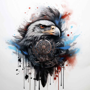 eagles tattoo design ideas enhanced shading symbolic symbol of courage