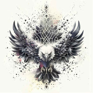 eagles tattoo design ideas vivid gradients talons for wrist side
