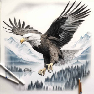 eagles tattoo design ideas Realism realistic dimension tribal motifs represents strength