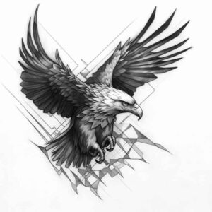 eagles tattoo design ideas Surrealism psychological depth tribal motifs symbolising courage
