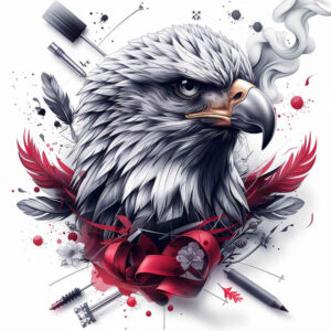 eagles tattoo design ideas unreal light wing detail embodying courage
