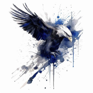 tribal-eagle – tattoo design ideas free ai generated – neotraditional-artful-color – for-chest – Gallery: eagles-inkby-ai