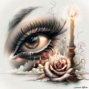 abstract-eye – tattoo design ideas free ai generated – neotraditional-color-overlays – for-calf – Gallery: eyes-inkby-ai