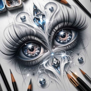 all-seeing-eye – tattoo design ideas free ai generated – neotraditional-artful-color – for-fingers – Gallery: eyes-inkby-ai
