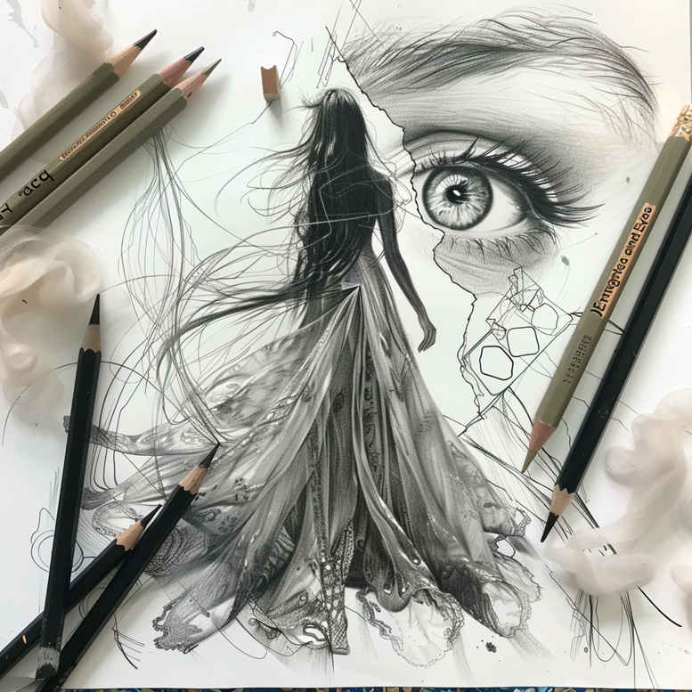 all-seeing-eye – tattoo design ideas free ai generated – neotraditional-balanced-tones – for-arm – Gallery: eyes-inkby-ai