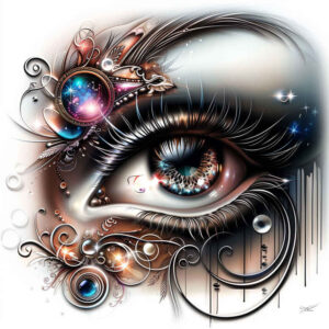all-seeing-eye – tattoo design ideas free ai generated – neotraditional-bold-color-blocks – for-ankle – Gallery: eyes-inkby-ai